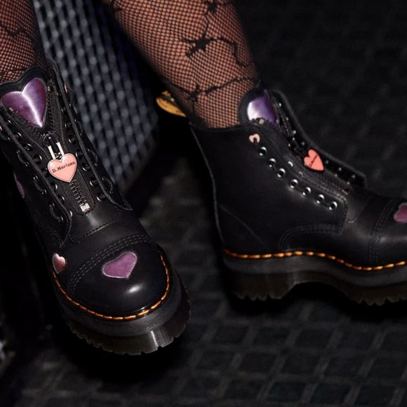 Dr. Martens Sinclair Heart ❤️ Platform Boot MSRP$240 Unique Sweet Details - Picture 11 of 16
